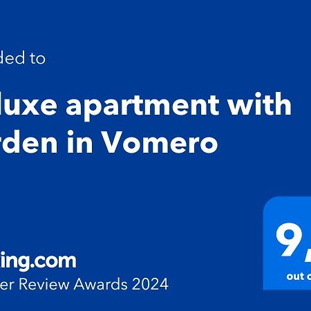Deluxe Apartment With Garden In Vomero نابولي المظهر الخارجي الصورة